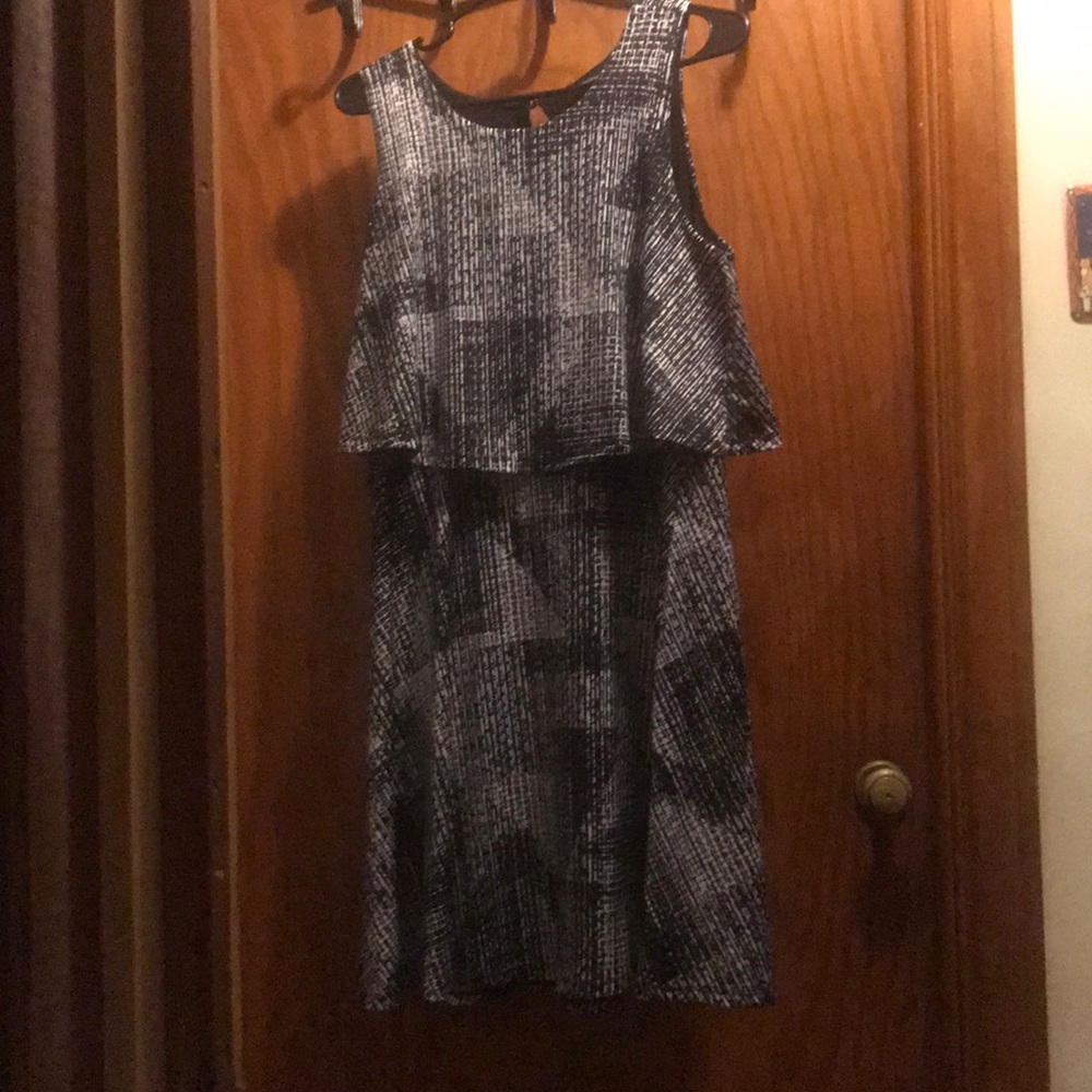 Black and white dress
